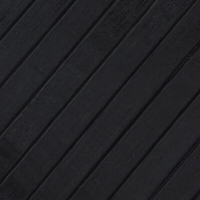 vidaXL Tapete retangular 100x1000 cm bambu preto