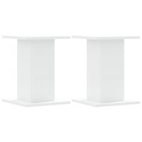 vidaXL Suportes p/ plantas 2 pcs 30x30x40 cm derivados madeira branco