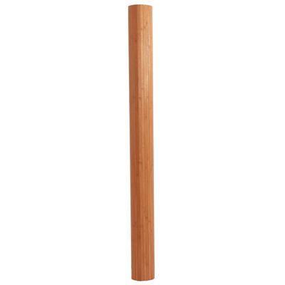 vidaXL Tapete retangular 80x200 cm bambu castanho