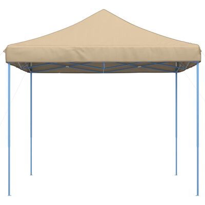 vidaXL Tenda para festas pop-up dobrável 292x292x315 cm bege