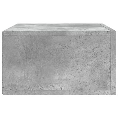 vidaXL Mesas de cabeceira parede 2 pcs 35x35x20 cm cinza cimento