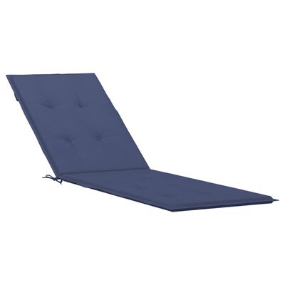 vidaXL Almofadão para cadeira de terraço tecido oxford azul-marinho