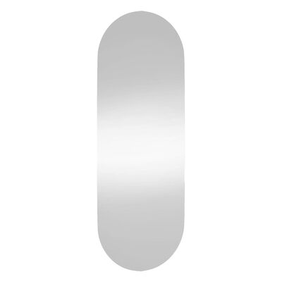 vidaXL Espelho de parede oval 15x40 cm vidro