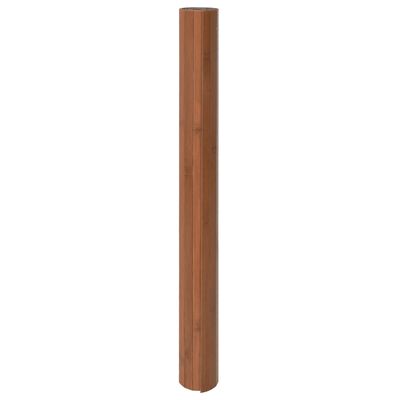 vidaXL Tapete retangular 100x200 cm bambu castanho