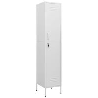 vidaXL Cacifo 35x46x180 cm aço branco