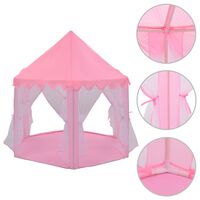 vidaXL Tenda de brincar princesa rosa