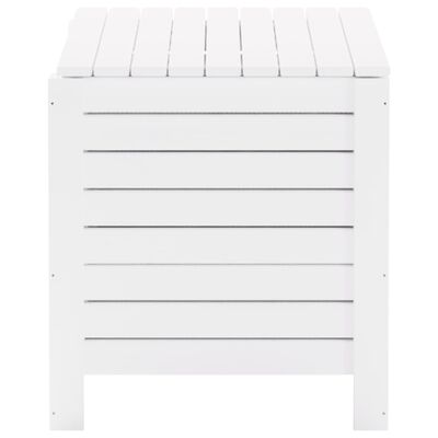 vidaXL Caixa de arrumação c/ tampa RANA 60x49x54cm pinho maciço branco