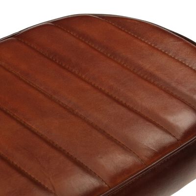 vidaXL Bancos de bar 2 pcs 41x29x62 cm castanho-escuro