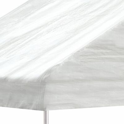 vidaXL Gazebo com telhado 17,84x2,28x2,69 m polietileno branco