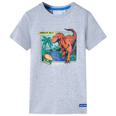 T-shirt para criança cinzento 140