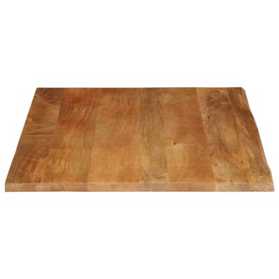 vidaXL Tampo de mesa c/ borda viva 110x80x3,8 cm mangueira maciça