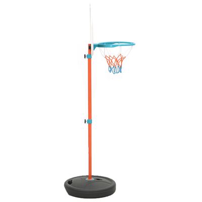 vidaXL Conjunto jogo de basquetebol portátil ajustável 133-160 cm