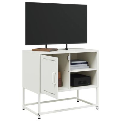 vidaXL Móvel de TV 100,5x39x60,5 aço verde azeitona