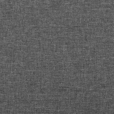 vidaXL Cabeceira de cama tecido 100x5x78/88 cm cinzento-escuro