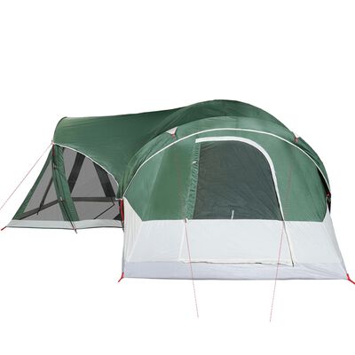 vidaXL Tenda familiar tipi para 8 pessoas impermeável verde