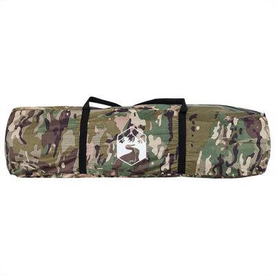 vidaXL Tenda de pesca para 5 pessoas impermeável camuflagem