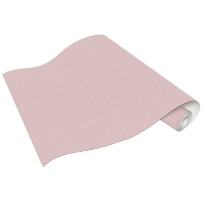 vidaXL 4 rolos papel parede tecido TNT 0,53x10m rosa cintilante liso