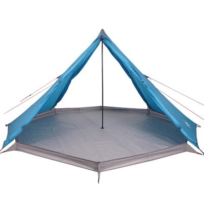 vidaXL Tenda familiar tipi para 8 pessoas impermeável azul