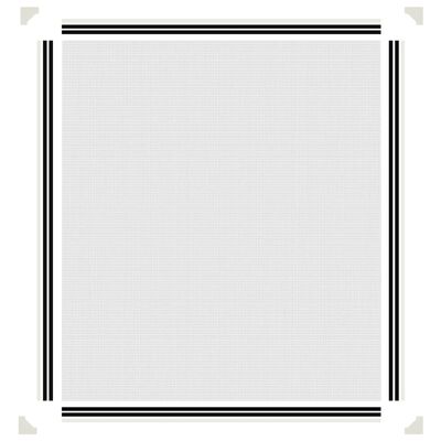 vidaXL Tela anti-insetos magnética para janela 130x150 cm branco