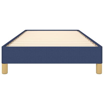 vidaXL Estrutura de cama 90x190 cm tecido azul