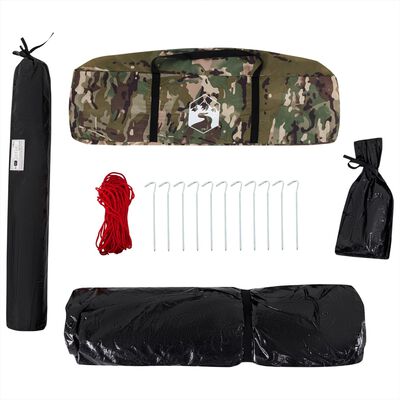 vidaXL Tenda de pesca para 5 pessoas impermeável camuflagem