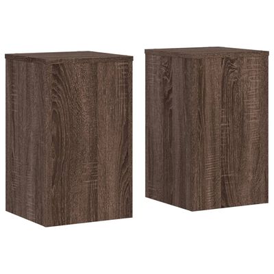 vidaXL Suportes p/ plantas 2 pcs 30x30x50 cm derivados de madeira