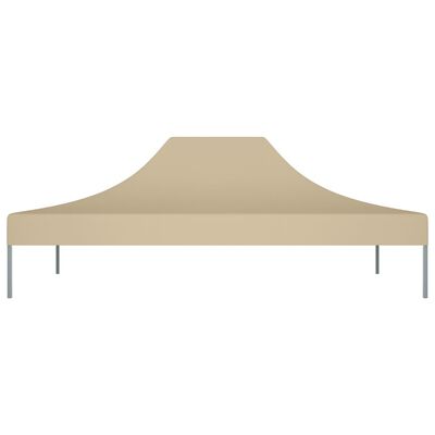 vidaXL Teto para tenda de festas 4,5x3 m 270 g/m² bege