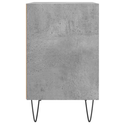 vidaXL Mesas cabeceira 2pcs 40x30x50cm derivados madeira cinza-cimento
