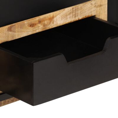 vidaXL Mesa consola 100x35x75 cm madeira de mangueira maciça