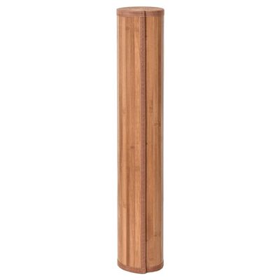 vidaXL Tapete retangular 100x1000 cm bambu cor natural