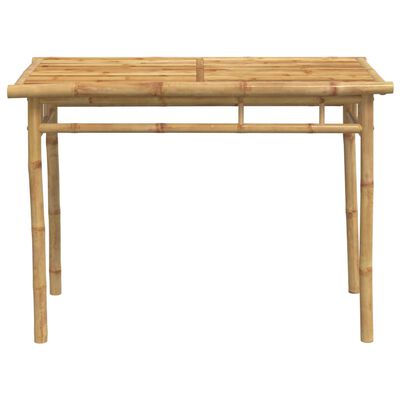 vidaXL Mesa de jantar para jardim 110x55x75 cm bambu