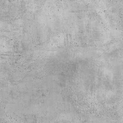 vidaXL Mesa de cabeceira 40x35x50cm derivados de madeira cinza cimento