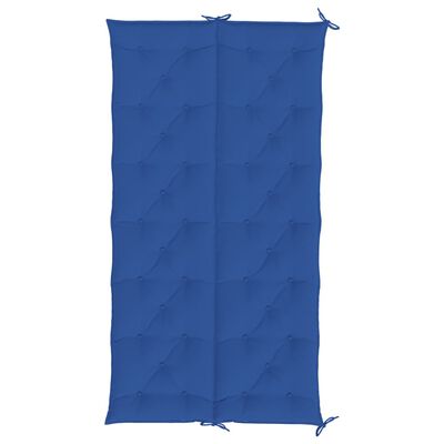 vidaXL Almofadão p/ banco jardim 200x(50+50)x7cm tecido oxford azul