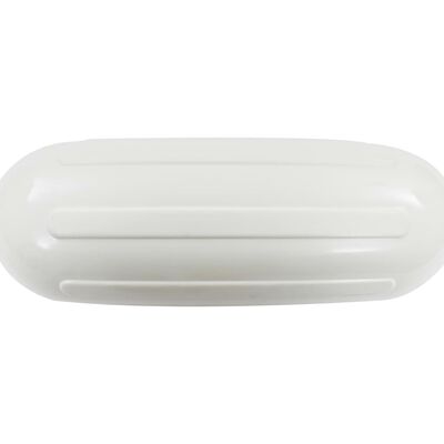 vidaXL Para-choques para barco 4 pcs 51x14 cm PVC branco