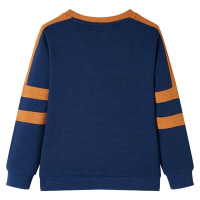Sweatshirt para criança azul-índigo 104