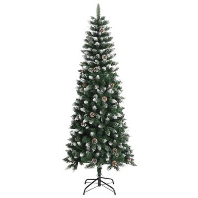 Árvore de Natal vidaXL artificial com pinhas e neve branca 210 cm - Árvores  de Natal - Compra na