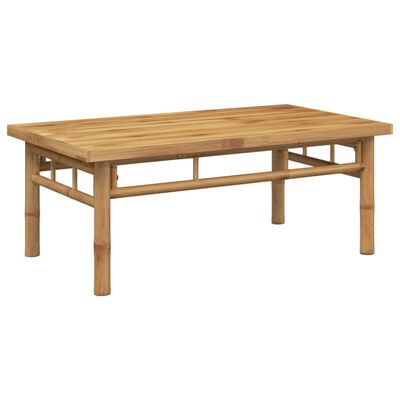 vidaXL Mesa de centro 90x50x35 cm bambu