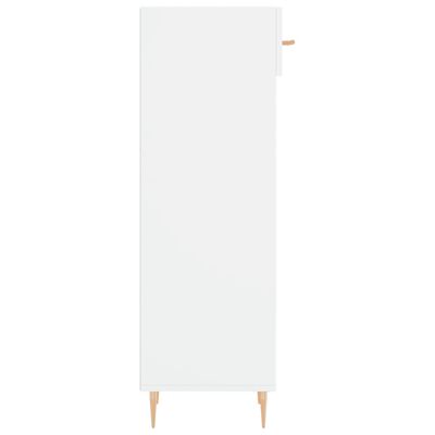 vidaXL Sapateira 30x35x105 cm derivados de madeira branco