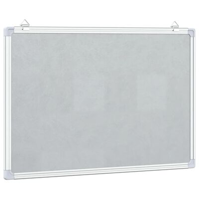 vidaXL Quadro branco magnético 40x30x1,7 cm alumínio