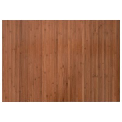 vidaXL Tapete retangular 70x100 cm bambu castanho