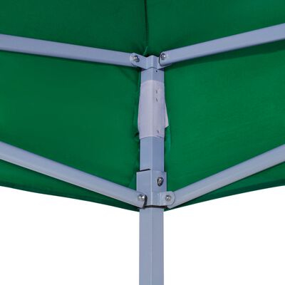 vidaXL Teto para tenda de festas 2x2 m 270 g/m² verde