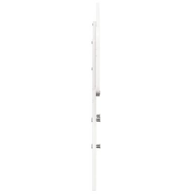 vidaXL Cabeceira 90 cm madeira de pinho maciça branco