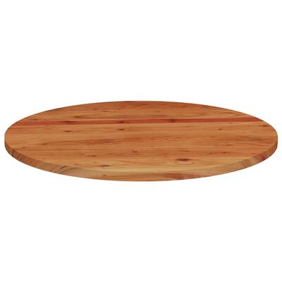 vidaXL Tampo de mesa redondo Ø90x2,5 cm madeira de acácia maciça