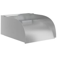 vidaXL Cascata com luzes LED 30x34x14 cm aço inoxidável 304