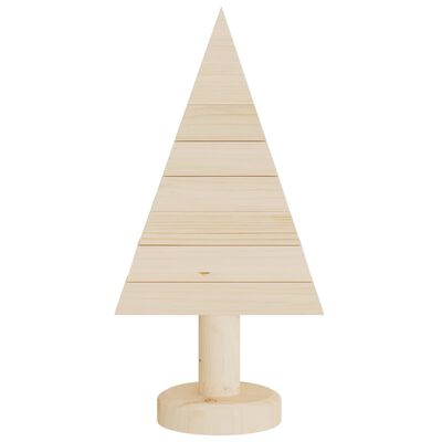 vidaXL Árvores de Natal decorativas 2pcs 30 cm madeira de pinho maciça