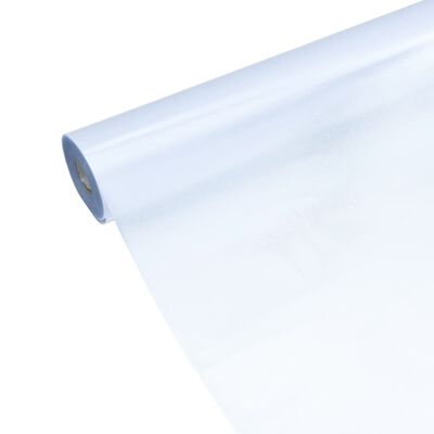 vidaXL Película janela estática 90x500 cm PVC cinza transparente fosco