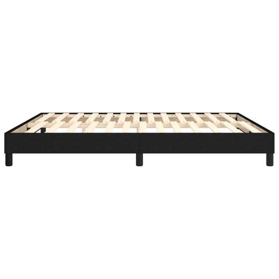 vidaXL Estrutura de cama 160x200 cm tecido preto