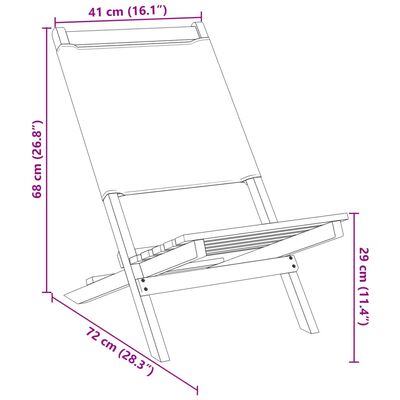 vidaXL Cadeiras jardim 2 pcs madeira acácia maciça/tecido branco nata