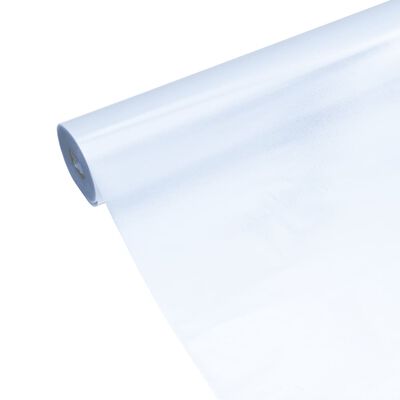 vidaXL Película janela estática 60x500 cm PVC cinza transparente fosco