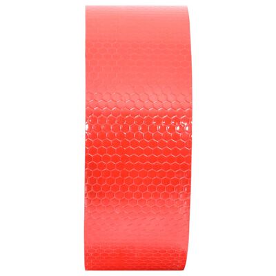 vidaXL Fita refletora 5 cm x 20 m PVC vermelho